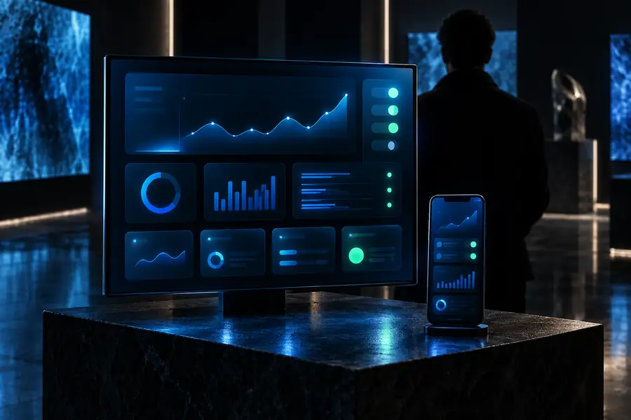Example prototype screen for checking visible behavior